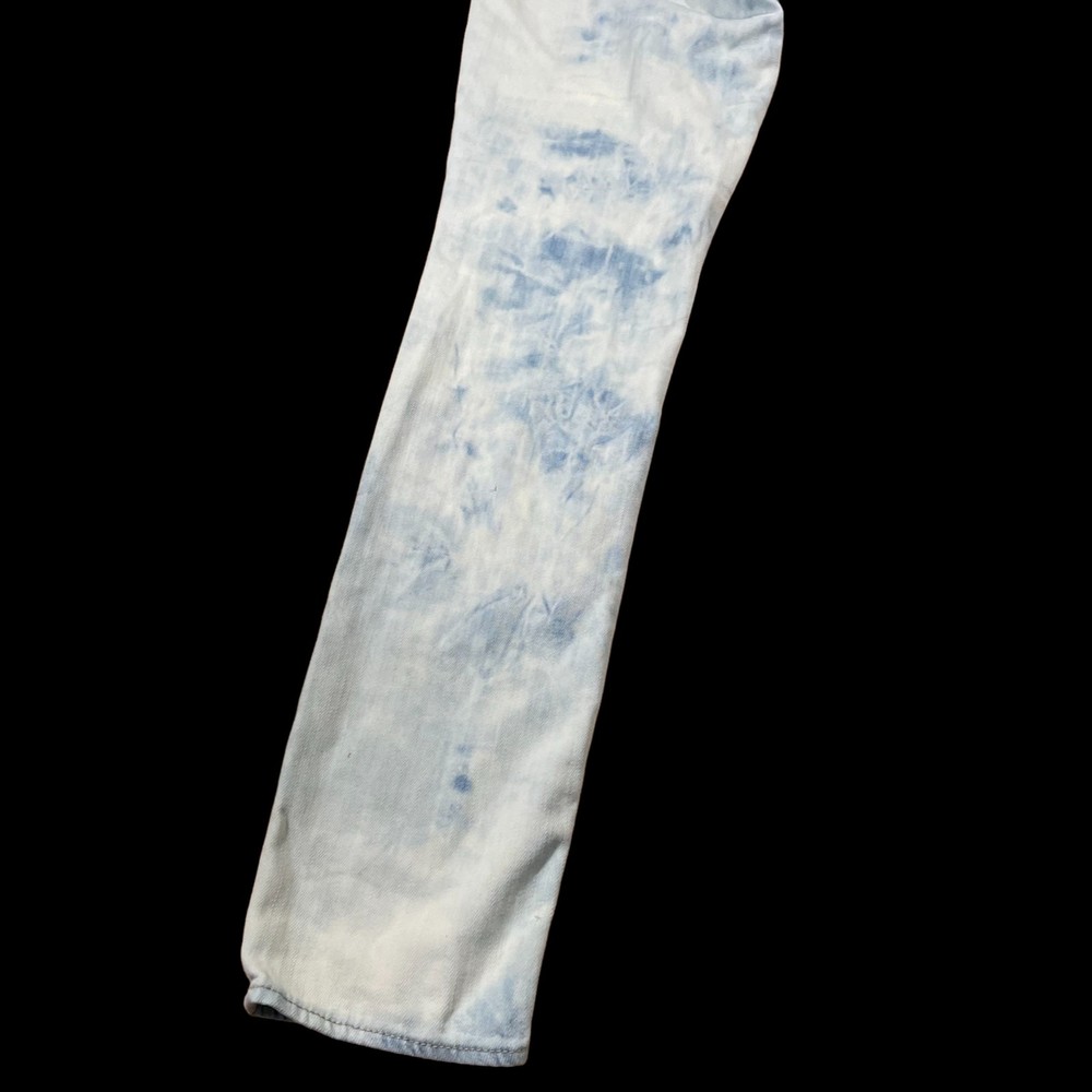 Abercrombie & Fitch Jeans Women's Size 28 Blue/White Tie Dye Perfect Stretch - Picture 12 of 16